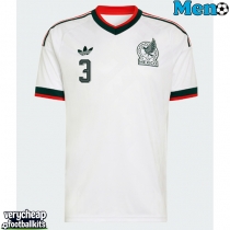 Mexico Cesar Montes #3 Replica Away Shirt World Cup 2026 Short Sleeve